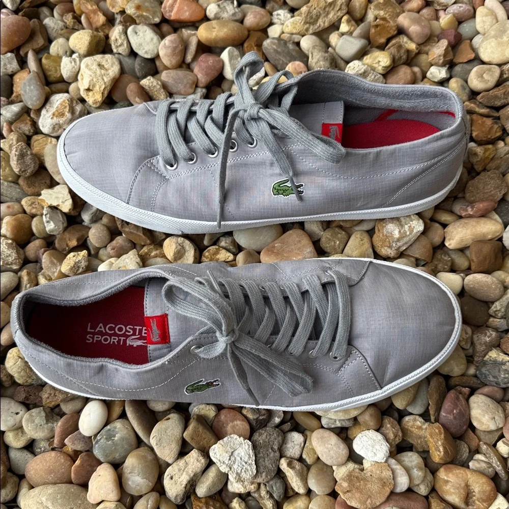 Lacoste Sneakers Marcel Gray and Red Men’s Size 12